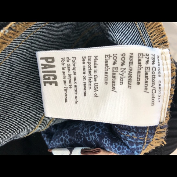 NWOT PAIGE Blue Heights Maternity Jeans 30 - Picture 12 of 13